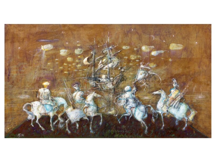 Dienes Gábor: Lovasok (Colombus), 1990