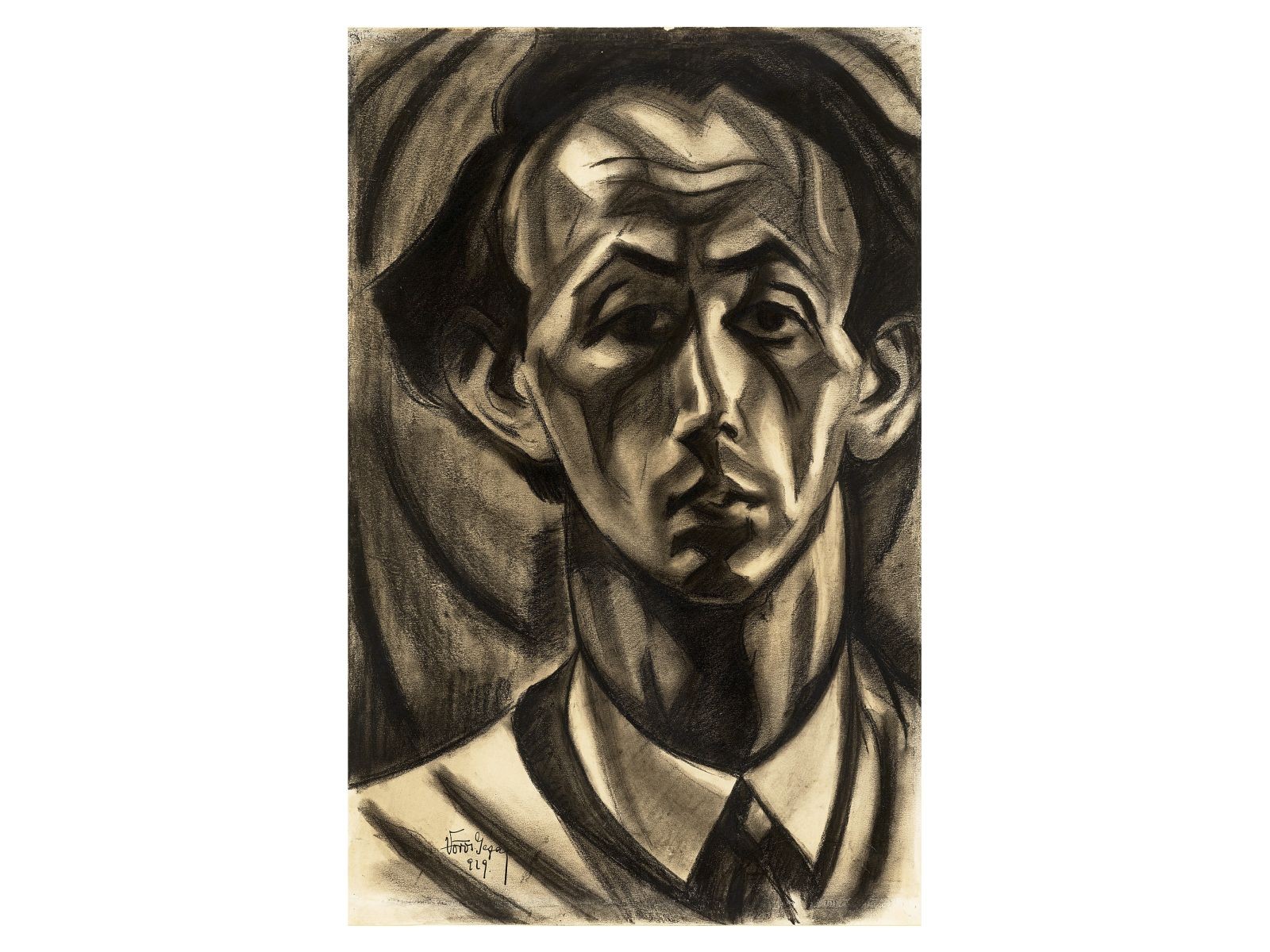 Vörös Géza: Önarckép, 1929