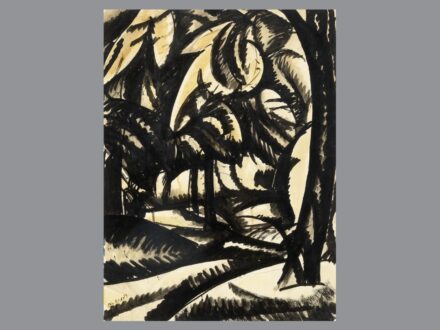 Uitz Béla: Erdő, 1918