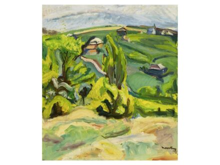 Novotny Emil Róbert: Expresszív táj, 1927