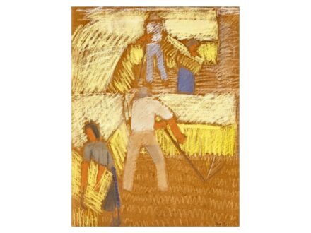 Bor Pál: Aratók, 1932