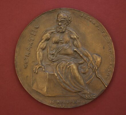 Borsos Miklós (1906 - 1990): Szókratész érem, 1977