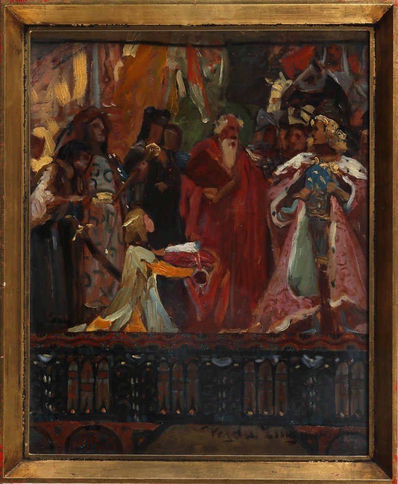 Vajda Zsigmond (1860 - 1931): Mátyás megkoronázása - Image 2