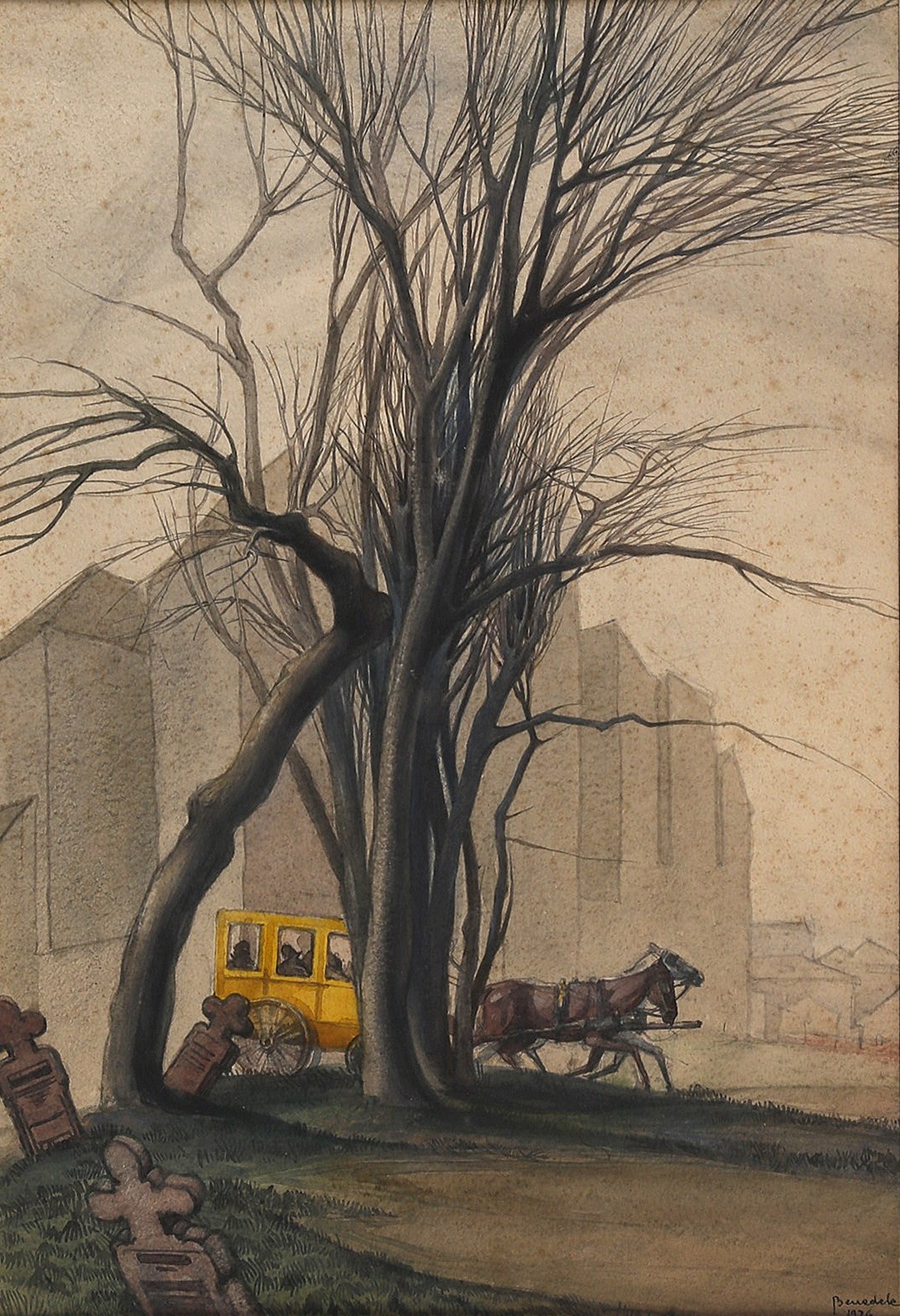 Benedek Kata (1903 - 1988): Konflis a város szélén, 1936