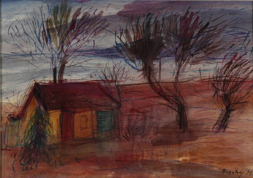 Bozóky Mária (1917 - 1996): Balatonpart, 1980