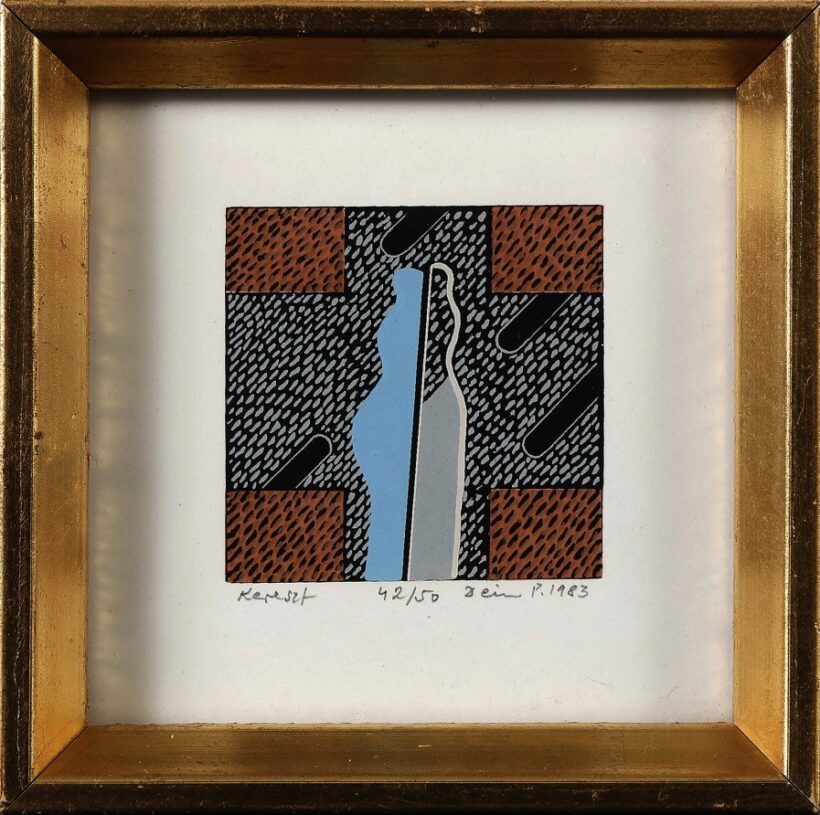Deim Pál (1932 - 2016): Kereszt, 1983 - Image 2