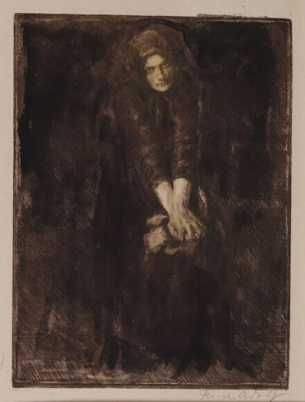 Fényes Adolf (1867 - 1945): Fiatal parasztlány