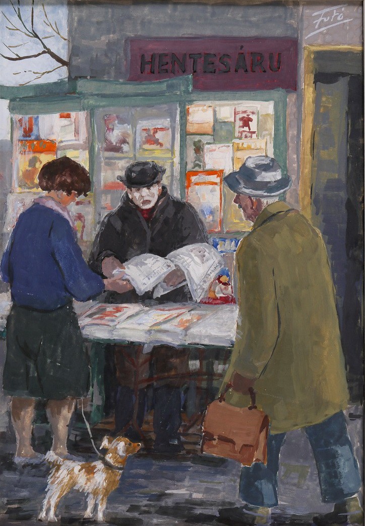 Futó Ferenc (1896 - 1972): A sarki újságos