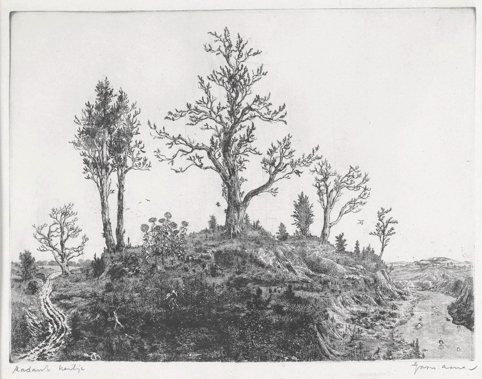 Gross Arnold (1929 - 2015): Madarak kertje, 1962