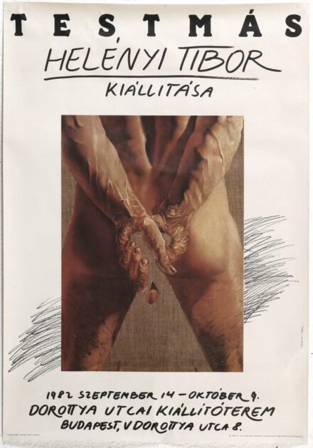 Helényi Tibor (1946 - 2014): Kiállítási plakát, KKI 1982.09.14 - 10.09
