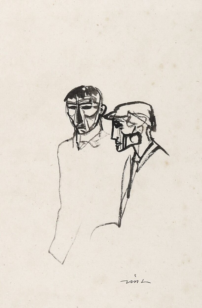 Hincz Gyula (1909 - 1986): Munkások (ARTE 27/102)