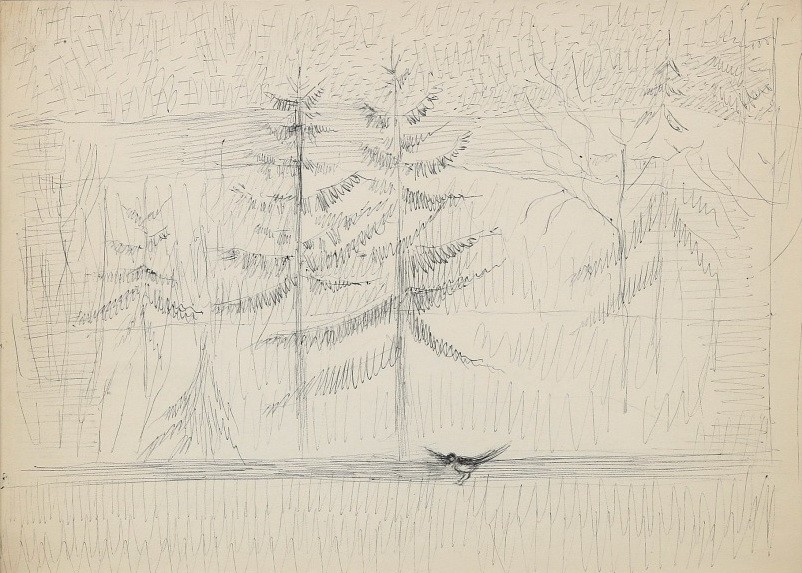 Kemény Judit (1918 - 2009): Madárka az ablakban