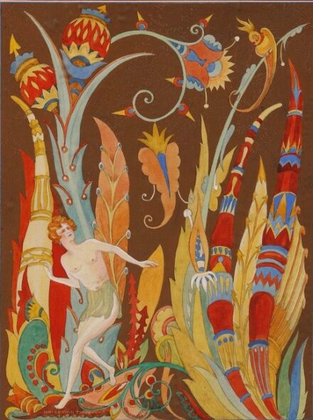 Krisztián Tibor (?): Akt és a papagáj, 1932