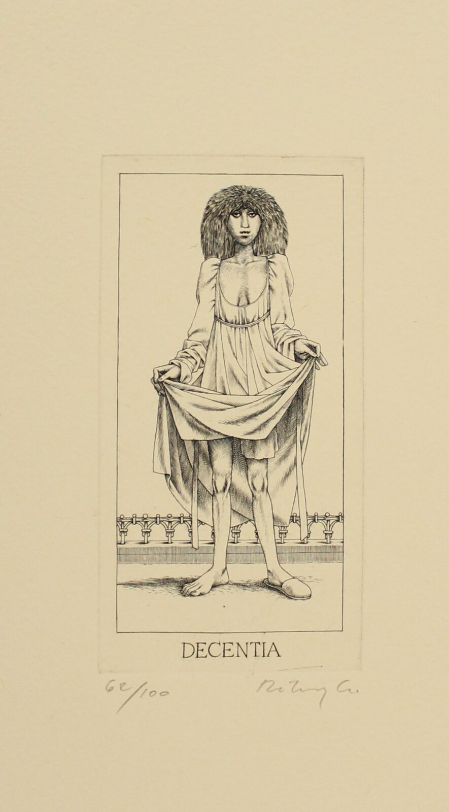 Rékassy Csaba (1937 - 1989): " Erények" 15 lapos (teljes) mappa, MNG 1983. - Image 3