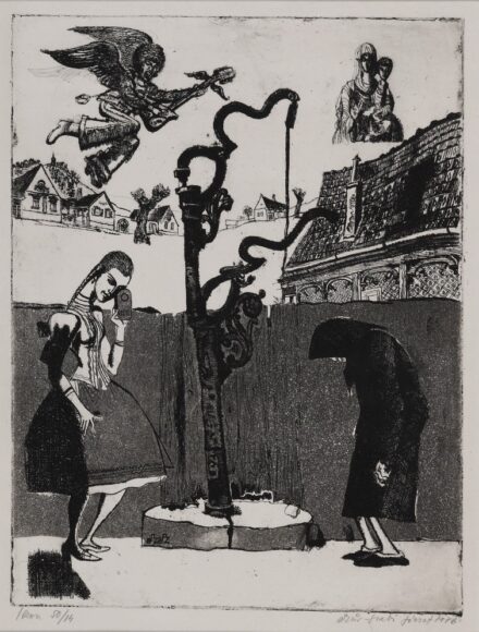 Szűr Szabó József (1902 - 1993): Ikon, 1976