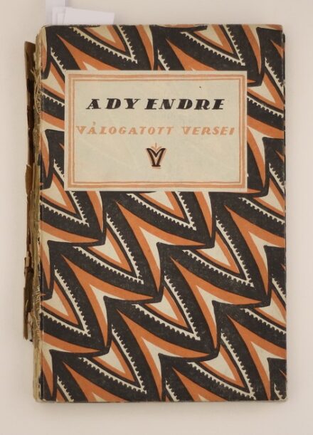 Jaschik kötésterv és illusztrálta: Ady Válogatott versei, 1921. Pallas