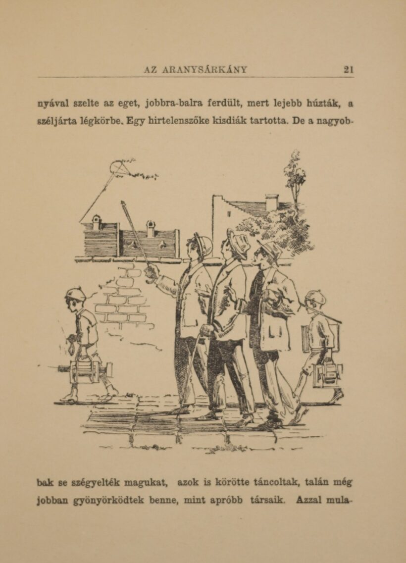 Jaschik Álmos borítója és litográfiáival: Kosztolányi: Aranysárkány, én. Genius - Image 2