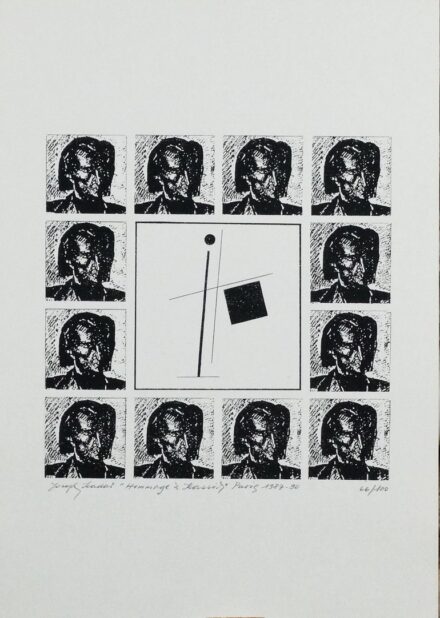 Kádár, Joseph (1936 - 2019): Hommage á Kassák, Párizs, 1987-90