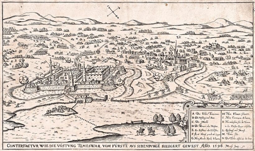 Magyarországi metsző: Temesvár ostroma, 1596