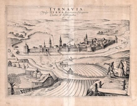 Hollar, Wenzel (1607-1677): Nagyszombat látképe