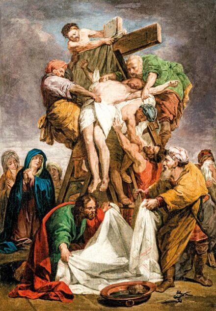 Jouvenet, Jean Baptiste (1644-1717) után: Levétel a keresztről