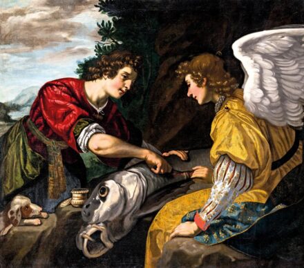 Vignali, Jacopo (1592-1664) műhelye: Tóbiás az angyallal