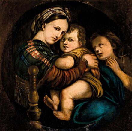 Raffaello Santi után, 19. sz. második fele: Madonna della Sedia
