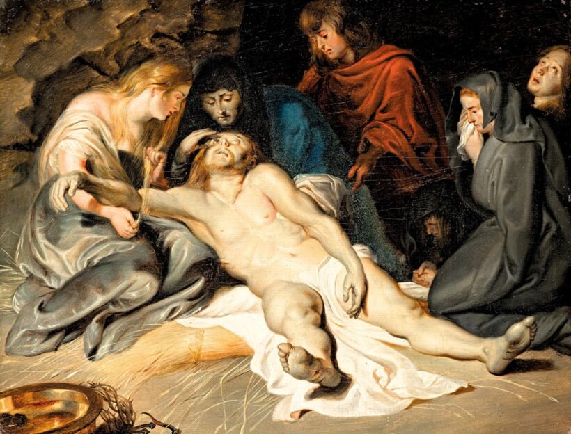 Rubens, Pieter Paul (1577 - 1640) után, 19. sz. közepe: Krisztus siratása