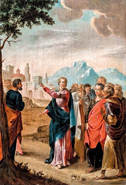 Osztrák festő, 18. sz.: Krisztus és az apostolok