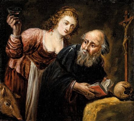 Teniers, David ifj. (1610 - 1690) után: Remete Szent Antal megkísértése