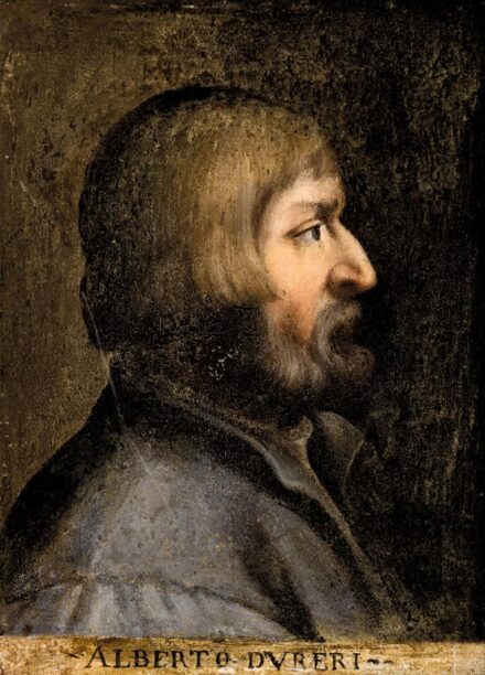 Itáliai festő, 18. sz.: Dürer portréja