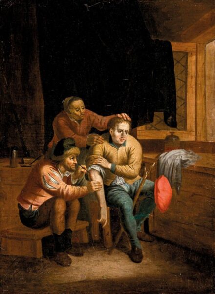 Holland festő, 19. sz.: Doktornál
