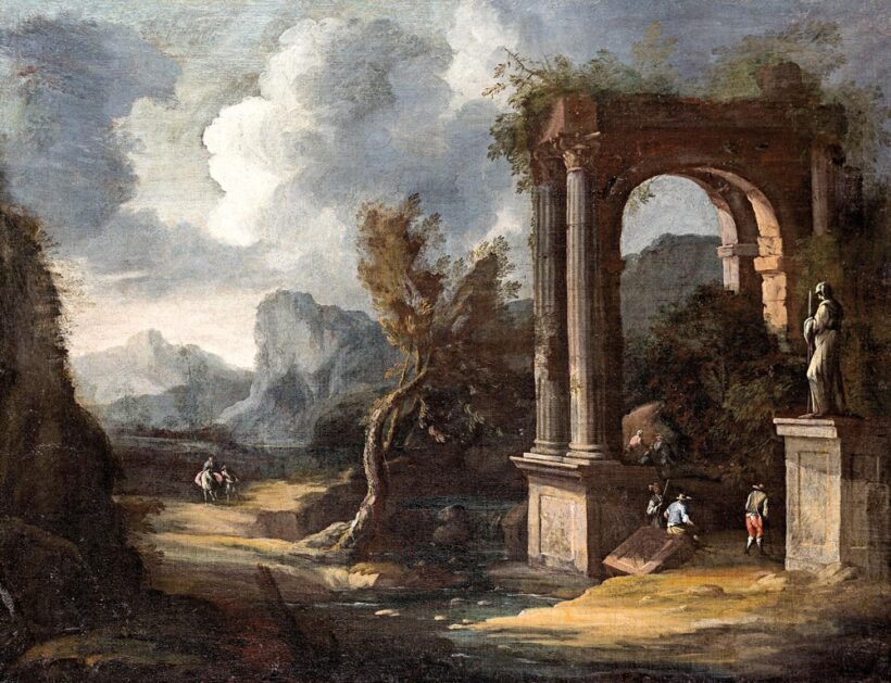 Ricci, Marco (1676-1729) köre: Antik romok között