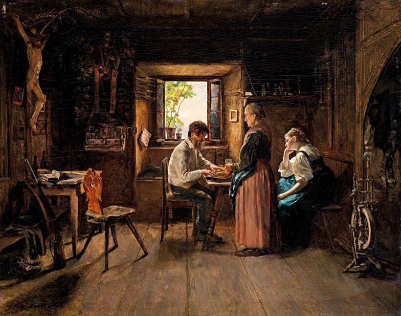Festl, Josef jelzéssel: Citerázó, 1876