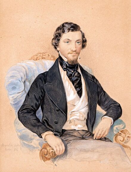Barabás Miklós (1810-1898): Ifjú portréja, 1846