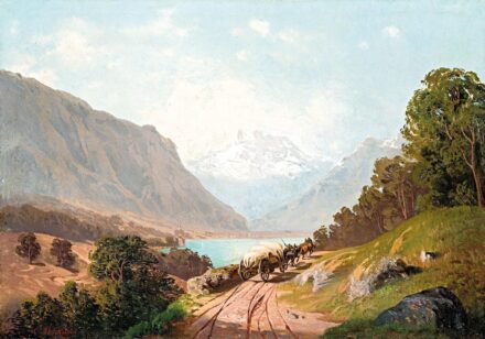 Mackeldey, Bernard Carl (1826-1890): Alpesi tó partján