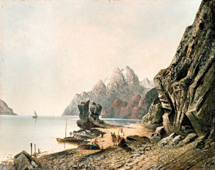 Kaufmann, Karl (1843-1901): Sziklás tengerpart