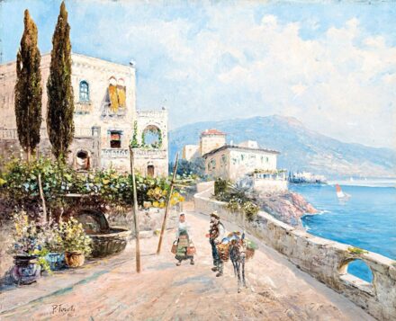 Toretti, P. jelzéssel, 1900 körül: Mediterrán részlet