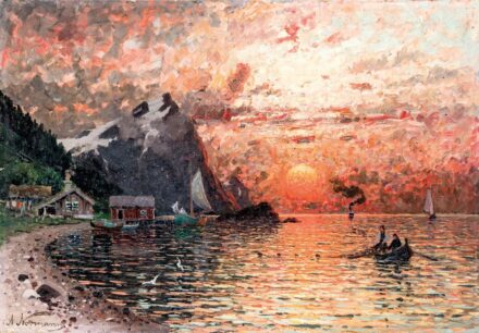 Normann, Adelsteen Eilert (1848-1918): Fjord naplementében