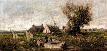 Mészöly Géza (1844-1887): Tanya (Halásztanya)