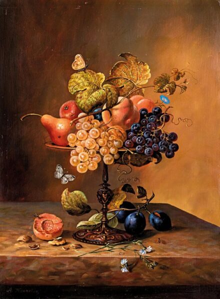Kaercher, Amalie (1850 körül-1926): Gyümölcscsendélet