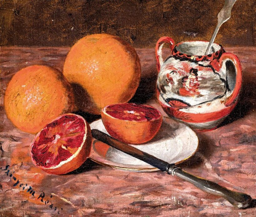 Szinyei Merse Rózsi (1881-1952): Narancsos csendélet