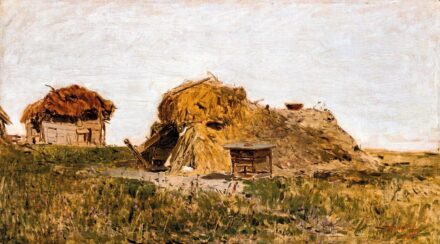 Mészöly Géza (1844-1887): Alföldi tanyarészlet, 1880 körül