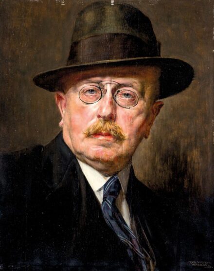 Karlovszky Bertalan (1858-1938): Fényes Adolf portréja, 1927