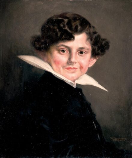 Karlovszky Bertalan (1858-1938): Kisfiú arcképe (Gyuri)