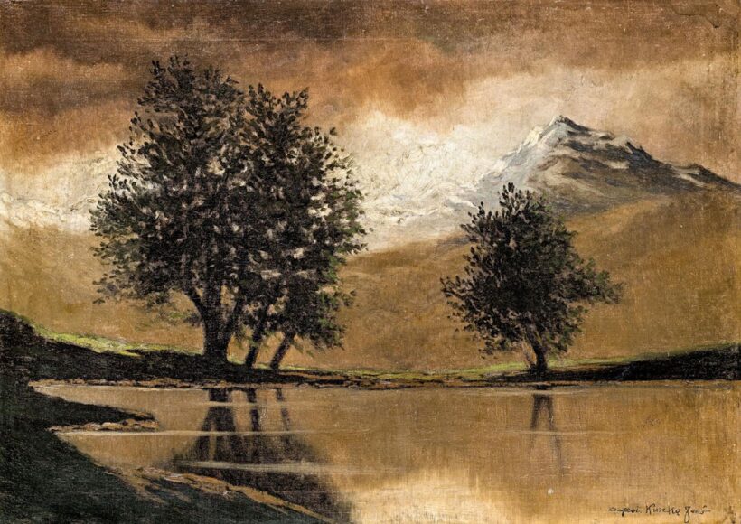 Szepesi Kuszka Jenő (1885-1948): Tátrai alkony