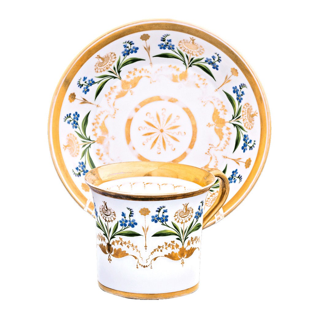 Csokoládés csésze és alj