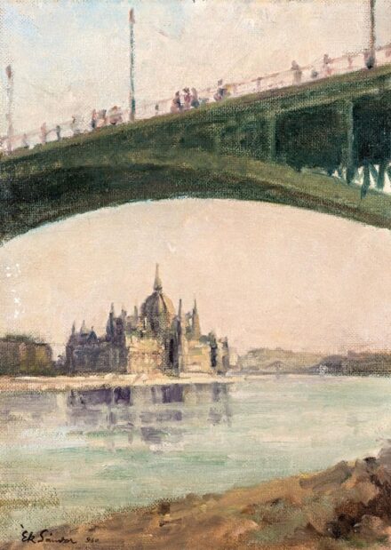 Ék Sándor (1902-1975): Kilátás a Parlamentre, 1960