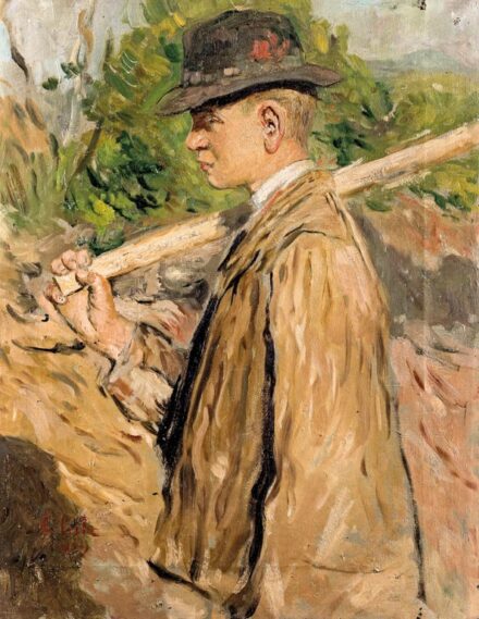Glatz Oszkár (1872-1958): Pásztorfiú, 1919