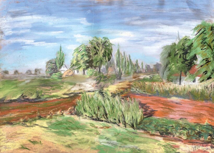 Domján József (1907-1992): Jegenyés út, 1936